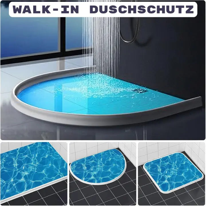 Flexibler Spritzschutz für die Dusche Zorenza