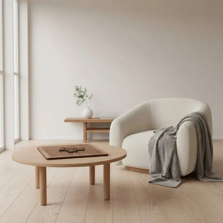 Fraktal-Puzzle aus Holz