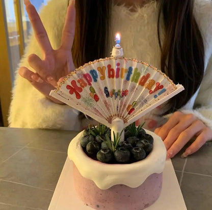 Geburtstagskerze | Magischer Fächer-Effekt, sicher & festlich Zorenza