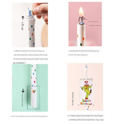 Geburtstagskerze | Magischer Fächer-Effekt, sicher & festlich Zorenza