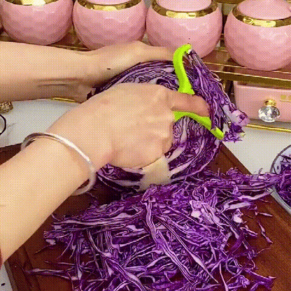 Gemüseschäler aus Edelstahl – Perfekt für Weißkohl, Rotkohl & andere Gemüsesorten Zorenza