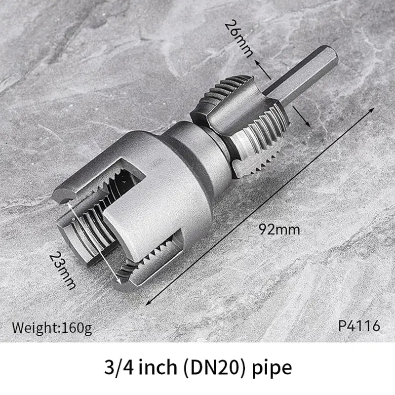 Gewindeschneider-Set – Für defekte Rohrleitungen und neue Anschlüsse Zorenza