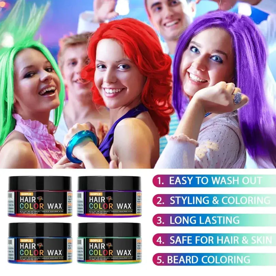 Haarstyling-Farbwachs |  Für mutige, trendige Looks ohne Haar­schädigung Mivoza Deutschland