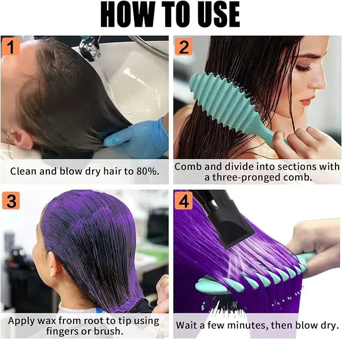 Haarstyling-Farbwachs |  Für mutige, trendige Looks ohne Haar­schädigung Mivoza Deutschland