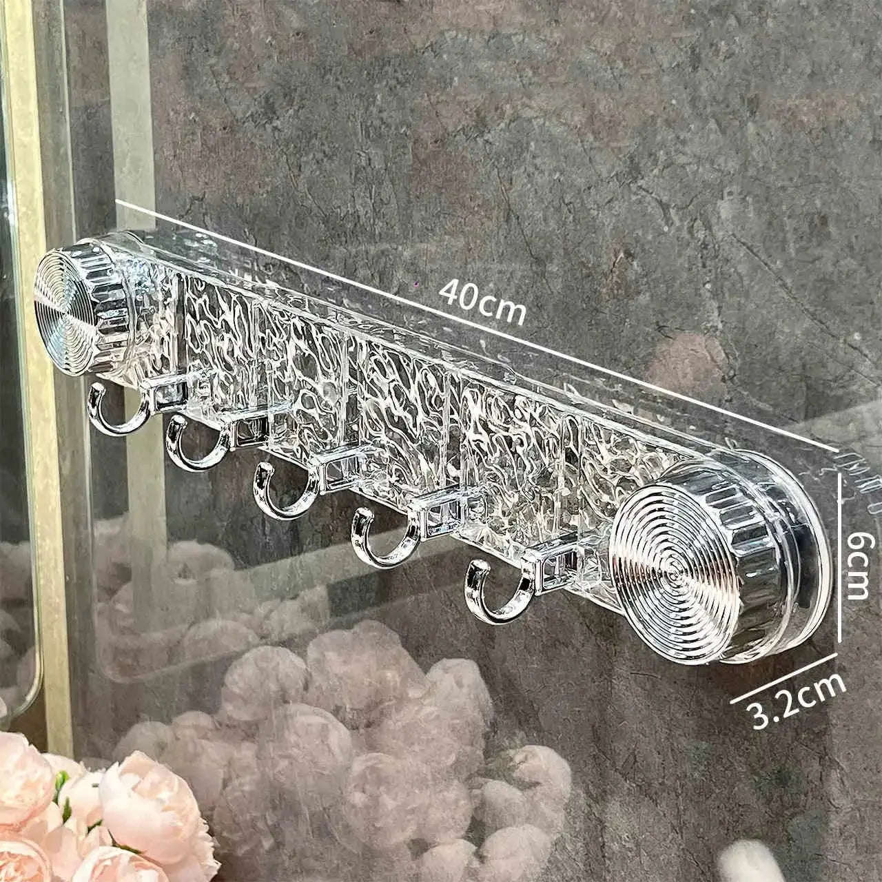 Hakenleiste mit Saugnäpfen | Bohrfrei, flexibel & elegant Zorenza