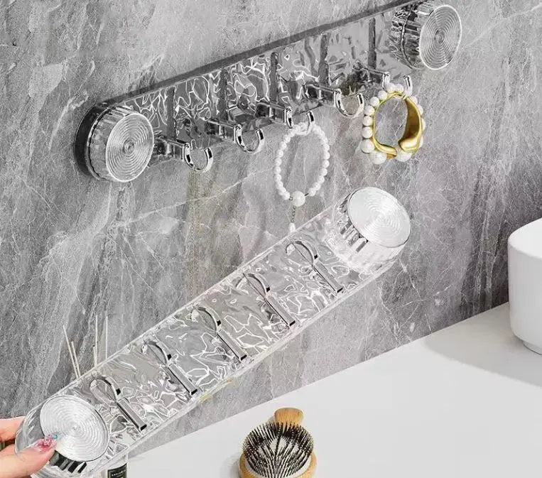 Hakenleiste mit Saugnäpfen | Bohrfrei, flexibel & elegant Zorenza