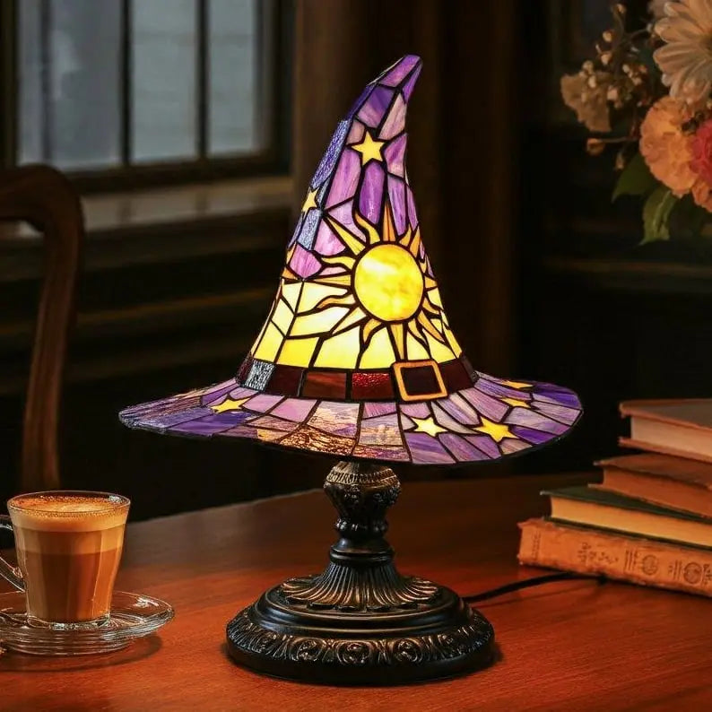 Hexenhut-Lampe – Magische Leuchte für Halloween, Gothic & Fantasy-Dekor Mivoza Deutschland