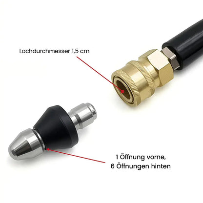 Hochdruck-Rohrreinigungsdüse – Verstopfungen in Sekunden lösen