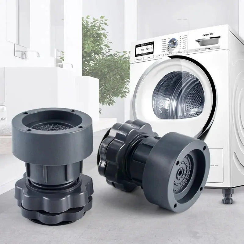 Höhenverstellbare Anti-Vibrations-Unterlage für Waschmaschinen – 4 Stück Zorenza