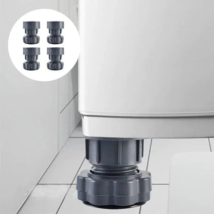 Höhenverstellbare Anti-Vibrations-Unterlage für Waschmaschinen – 4 Stück Zorenza