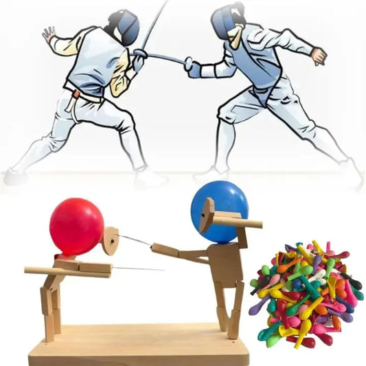 Holz-Ballon-Schlachtspiel mid 100 Ballons – Aktiver Spielspaß für Kinder Zorenza