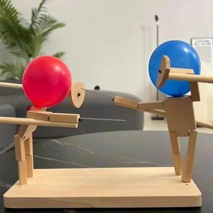 Holz-Ballon-Schlachtspiel mid 100 Ballons – Aktiver Spielspaß für Kinder Zorenza