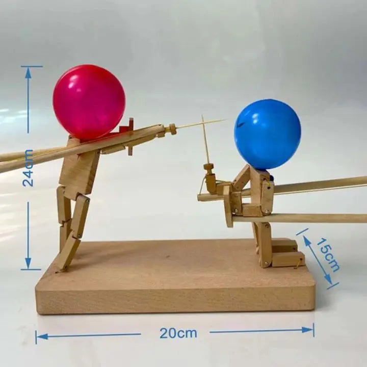 Holz-Ballon-Schlachtspiel mid 100 Ballons – Aktiver Spielspaß für Kinder Zorenza