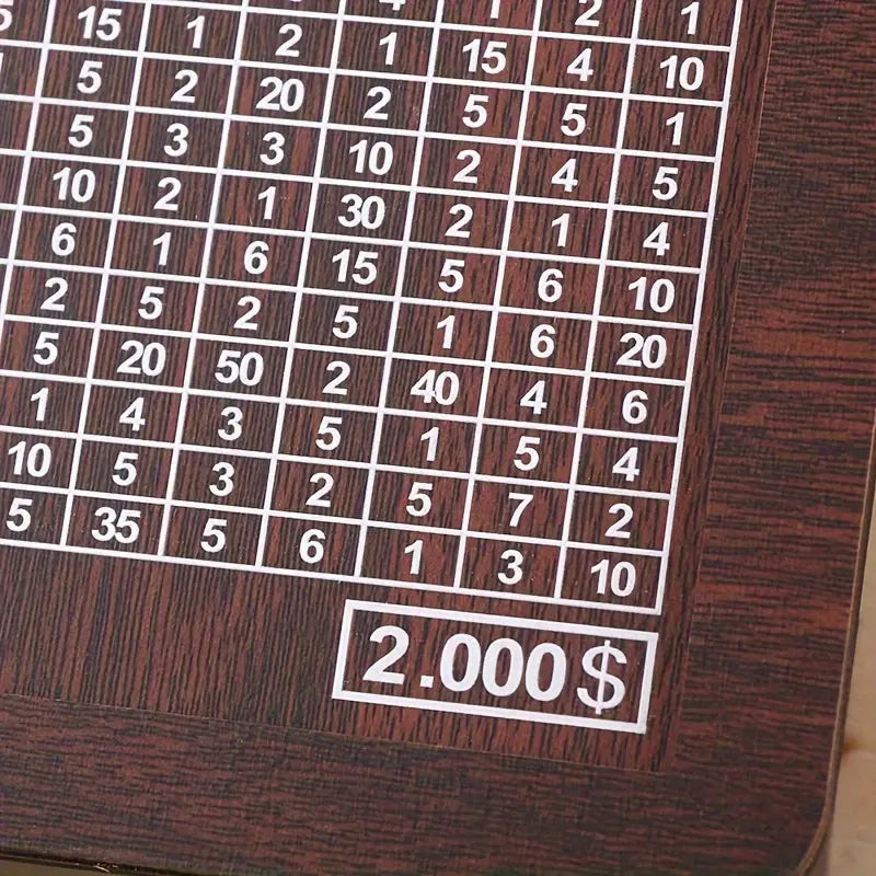 Holz-Sparziel-Tracker – Einstellbare Münzeinwurfbox zur Budgetplanung Zorenza