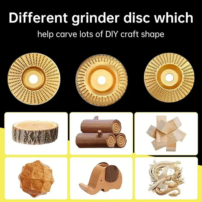 Industrie-Qualitäts 3-teiliges professionelles Schleifscheiben-Set für die Holzbearbeitung Zorenza