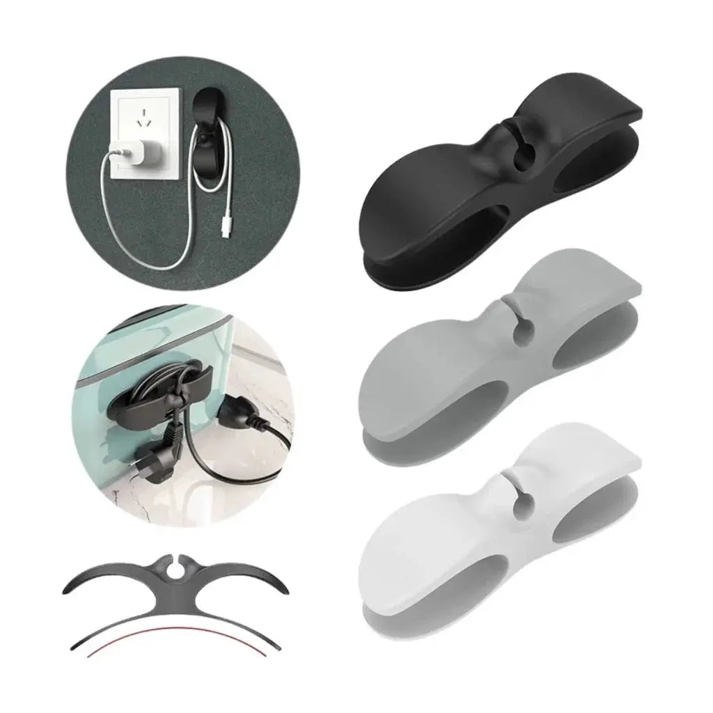 Kabelhalter Küche | Flexibler Silikongummi, 12 Stück Zorenza