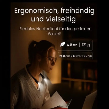 Kabellose LED-Halslampe mit USB-C-Aufladung Zorenza