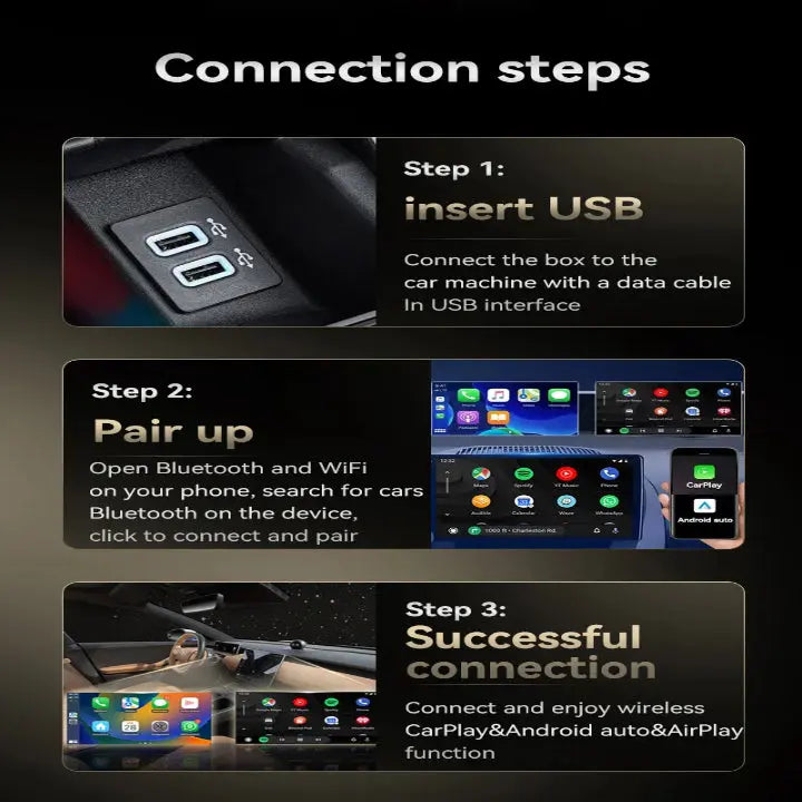 Kabelloser CarPlay USB-Adapter Zorenza