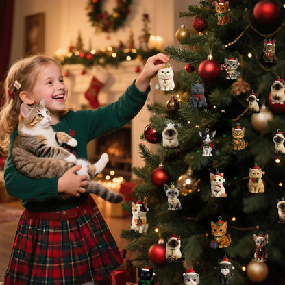 Katzen-Adventskalender | Handbemalte Harzfiguren & Überraschungen Zorenza