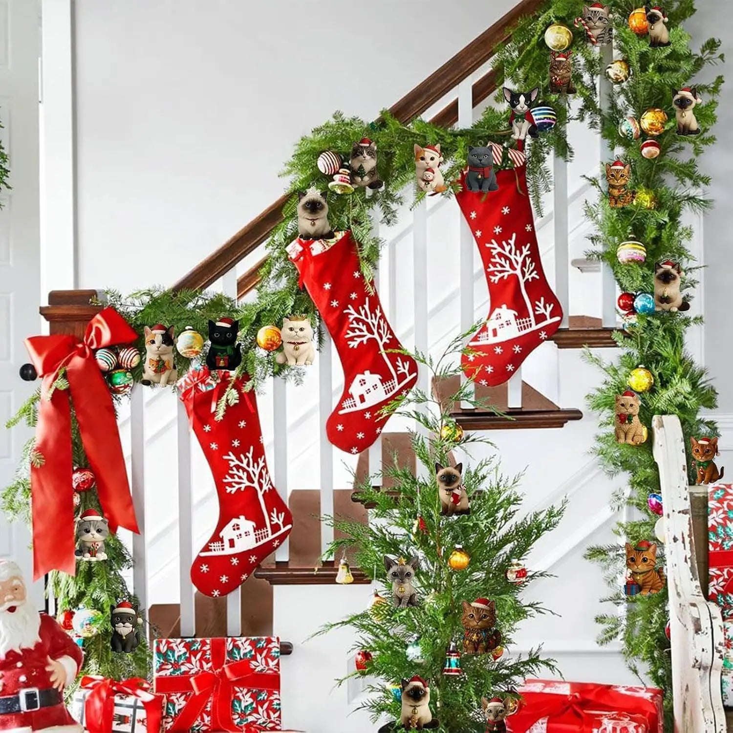 Katzen-Adventskalender | Handbemalte Harzfiguren & Überraschungen Zorenza