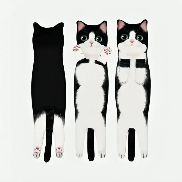 Katzen-Motiv-Handtuch – Weich, schön & sofort nutzbar