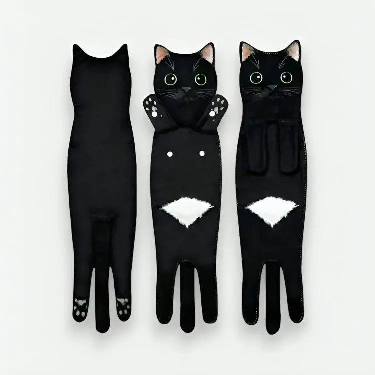 Katzen-Motiv-Handtuch – Weich, schön & sofort nutzbar