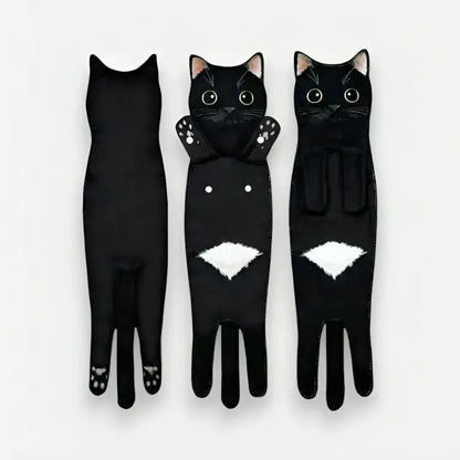 Katzen-Motiv-Handtuch – Weich, schön & sofort nutzbar
