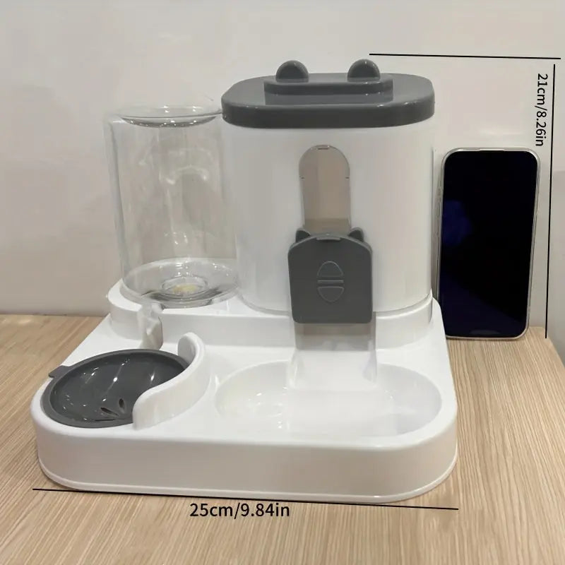 Katzenfutterautomat mit Wasserspender – Batteriefrei & zuverlässig Zorenza