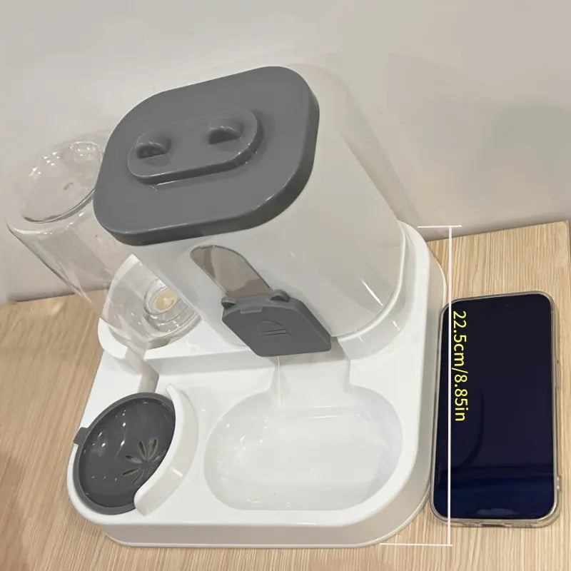 Katzenfutterautomat mit Wasserspender – Batteriefrei & zuverlässig Zorenza