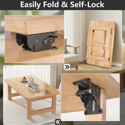 Klappbare Tischbein-Halterung aus Stahl Zorenza