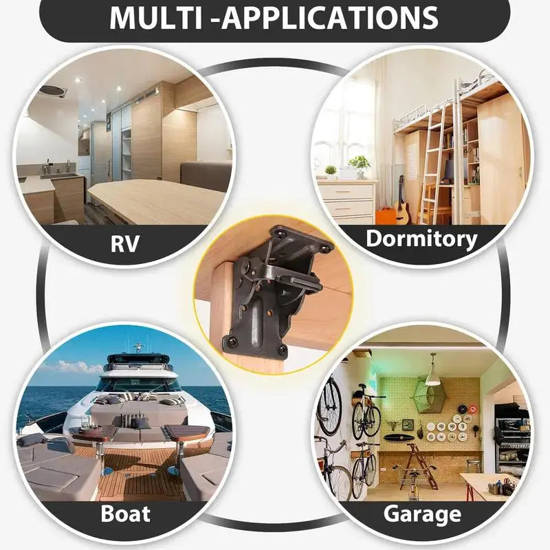 Klappbare Tischbein-Halterung aus Stahl Zorenza