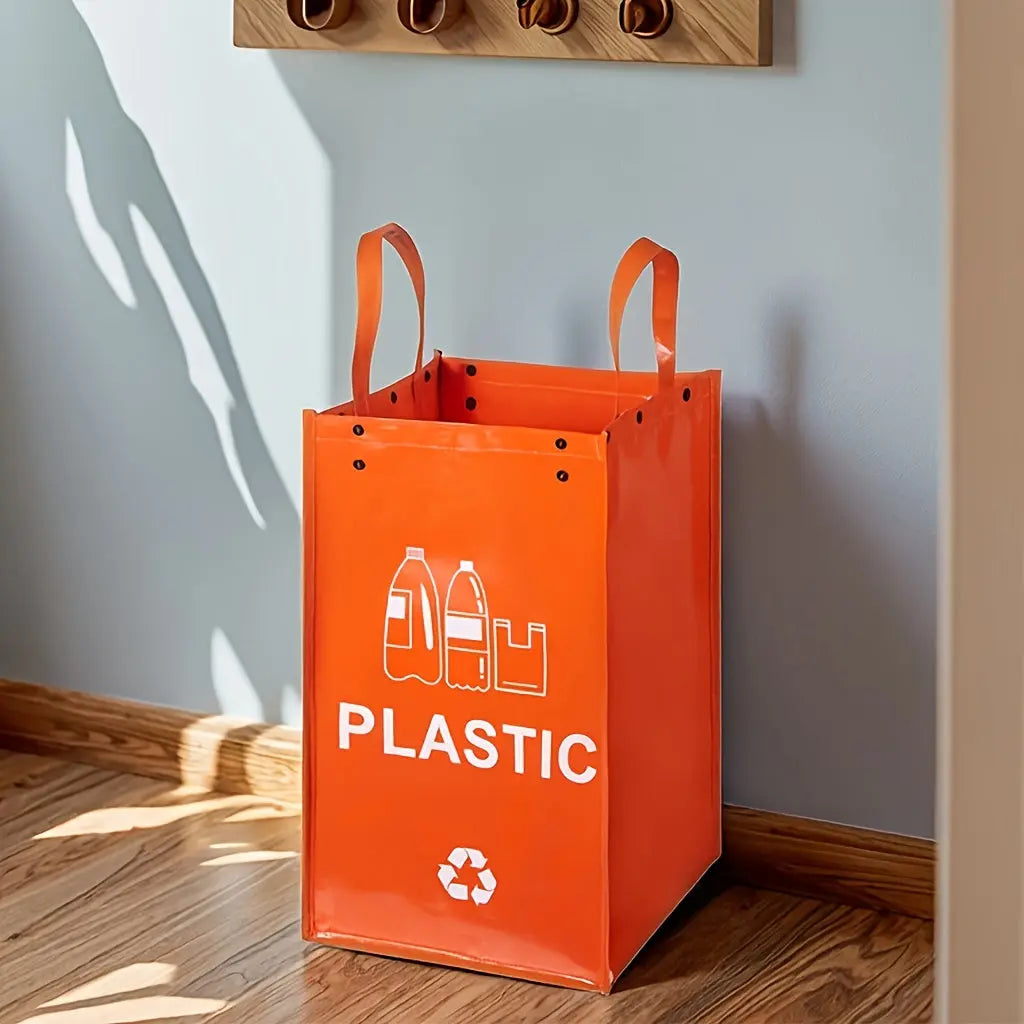 Klappbarer 3-in-1 Mülleimer – Robuster Recyclingbehälter mit großem Fassungsvermögen Zorenza