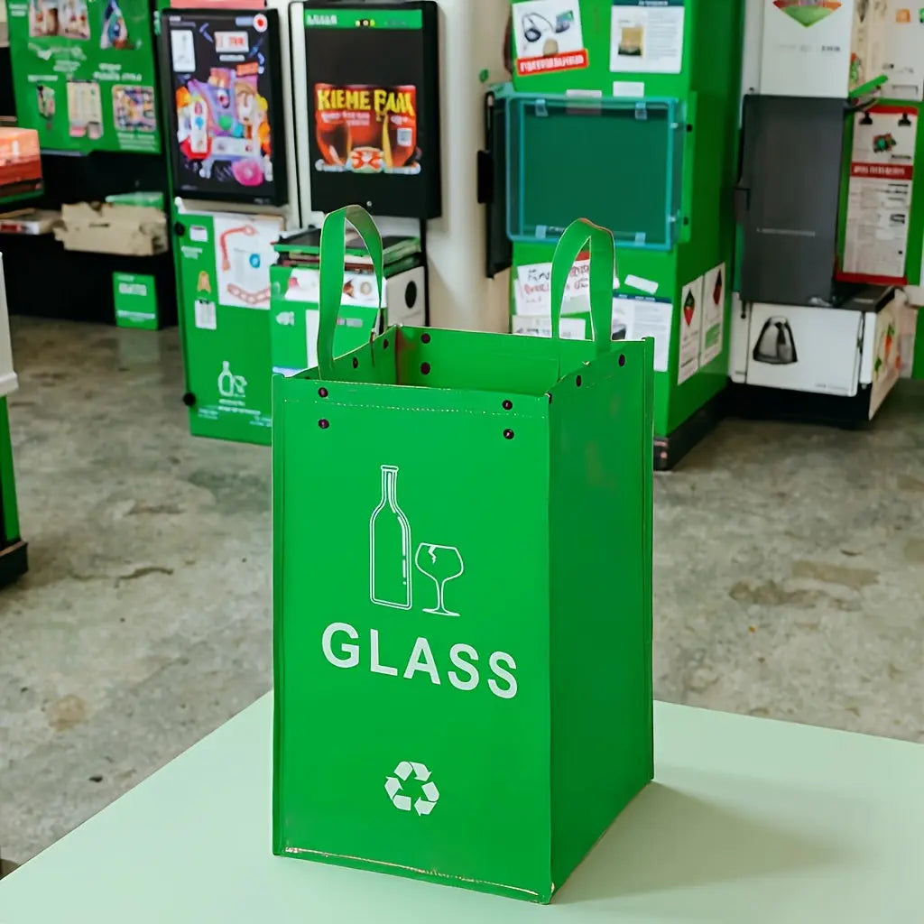 Klappbarer 3-in-1 Mülleimer – Robuster Recyclingbehälter mit großem Fassungsvermögen Zorenza