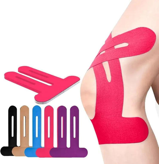 Kniebandage Tape – Vorgefertigtes Kinesiologie-Tape für aktive Gelenke Zorenza