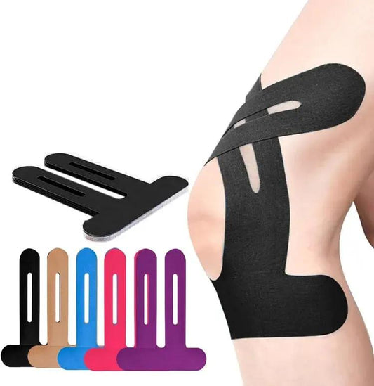 Kniebandage Tape – Vorgefertigtes Kinesiologie-Tape für aktive Gelenke Zorenza