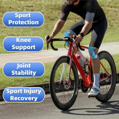 Kniebandage Tape – Vorgefertigtes Kinesiologie-Tape für aktive Gelenke Zorenza