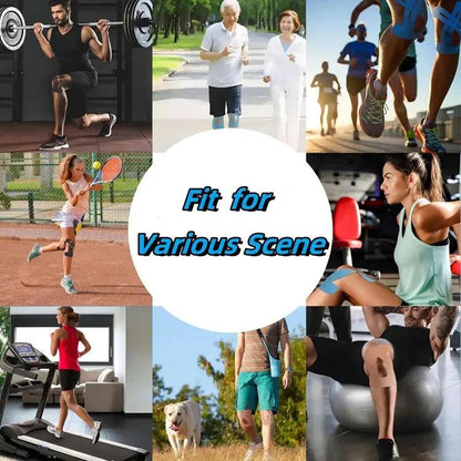 Kniebandage Tape – Vorgefertigtes Kinesiologie-Tape für aktive Gelenke Zorenza