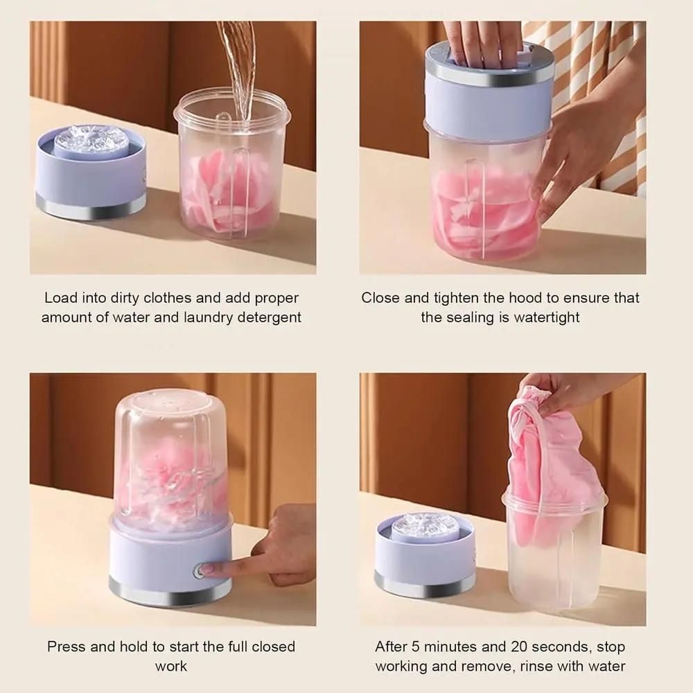 Kompakte tragbare Waschmaschine — schonende Pflege für empfindliche Textilien Zorenza