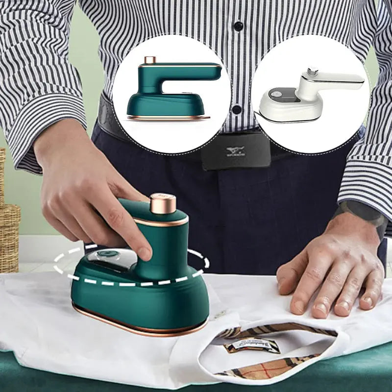Kompakter 2-in-1 Mini-Dampfbügler für müheloses Bügeln Zorenza