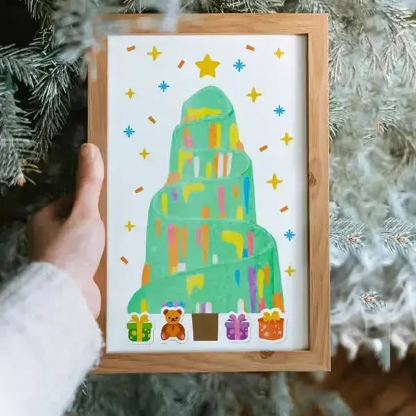 Kratzbild-Malset für Kinder – 20-teiliges Regenbogen-Kunstset ohne Kleckerei! Zorenza