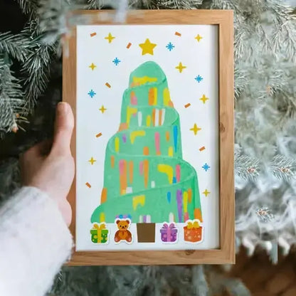 Kratzbild-Malset für Kinder – 20-teiliges Regenbogen-Kunstset ohne Kleckerei! Zorenza