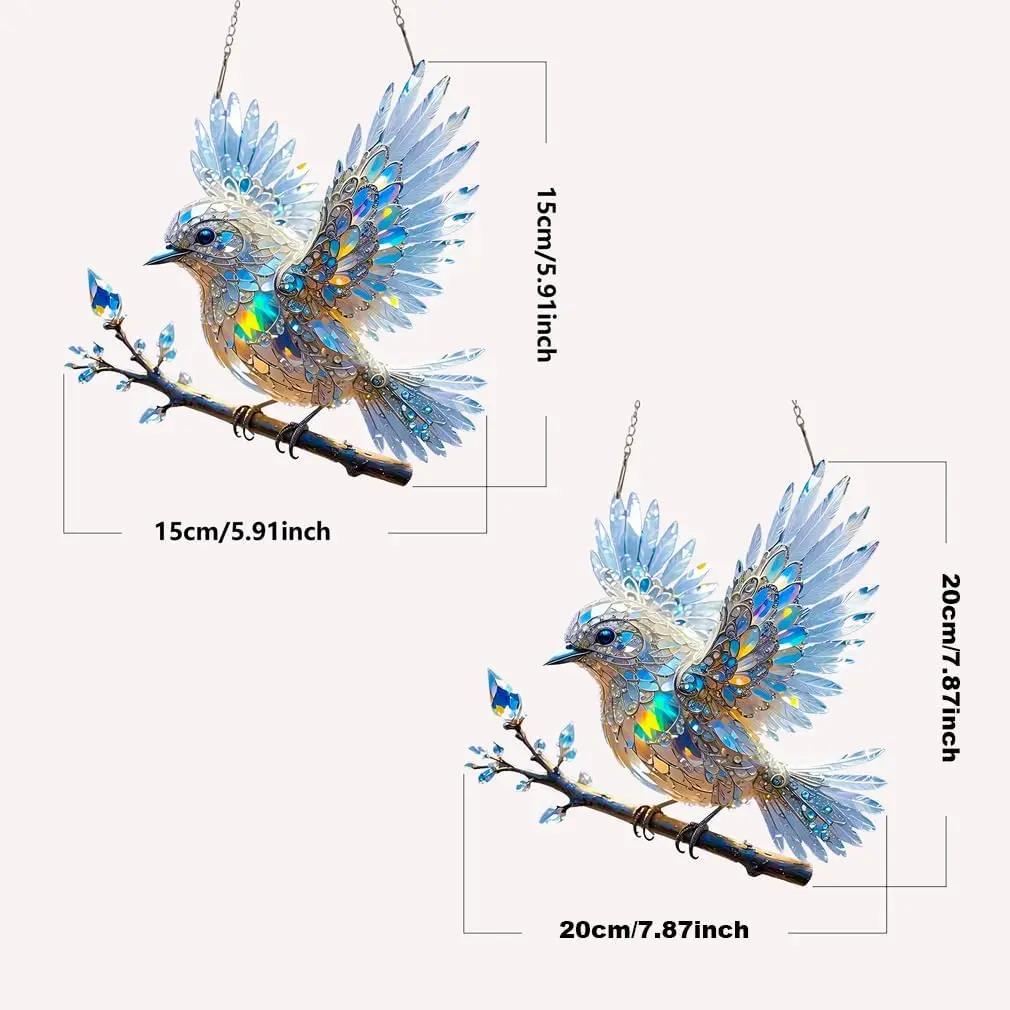 Kristall-Vogel Deko – Schillerndes Lichtspiel für Fenster & Wohnräume Zorenza