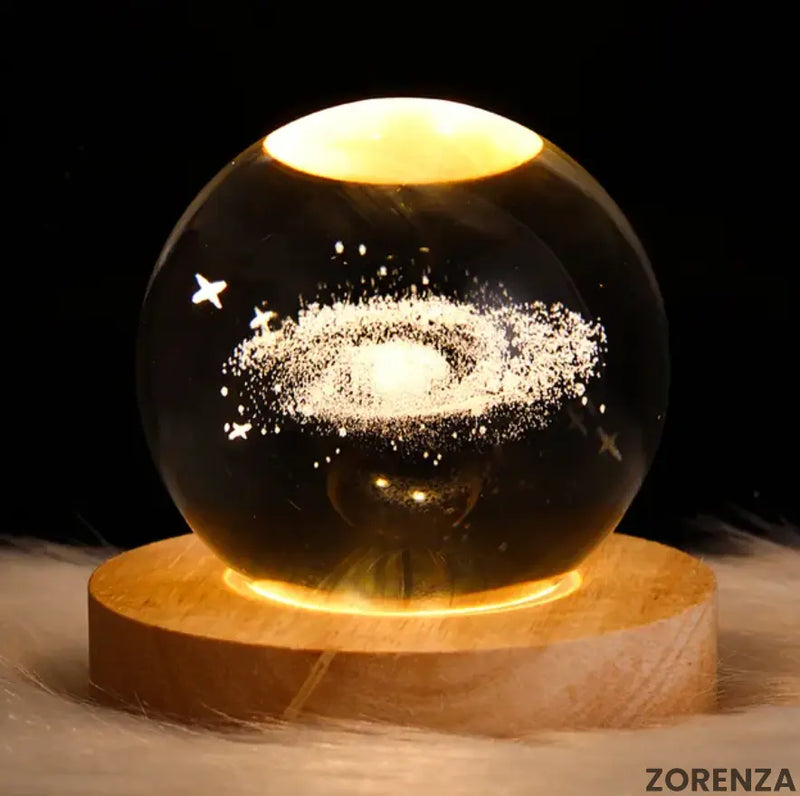 Kristallkugel Nachtlicht – dekorative Lampe Zorenza