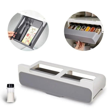 Küchenbehälter-Organizer – Hängendes Gewürzregal mit einfacher Montage Zorenza