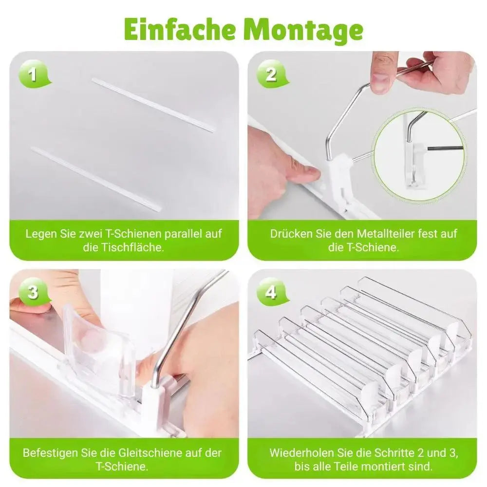 Getränkeorganizer mit Auswurfmechanismus – Platzsparender Flaschen- & Dosenhalter Mivoza Deutschland