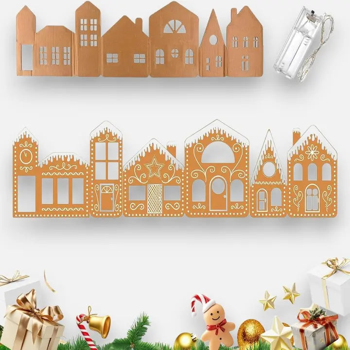 LED-Lebkuchenhaus-Deko Zorenza