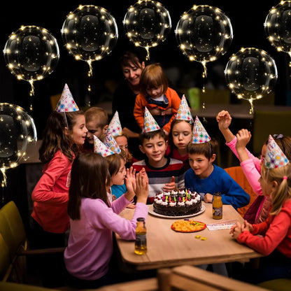 LED-Luftballons in Warmweiß – Stilvolle Lichtdekoration für besondere Anlässe (10er-Set) Zorenza