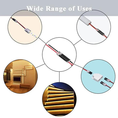 LED-Verbindungsstecker — schnelle und sichere Montage (20 Stück) Zorenza