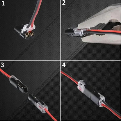 LED-Verbindungsstecker — schnelle und sichere Montage (20 Stück) Zorenza