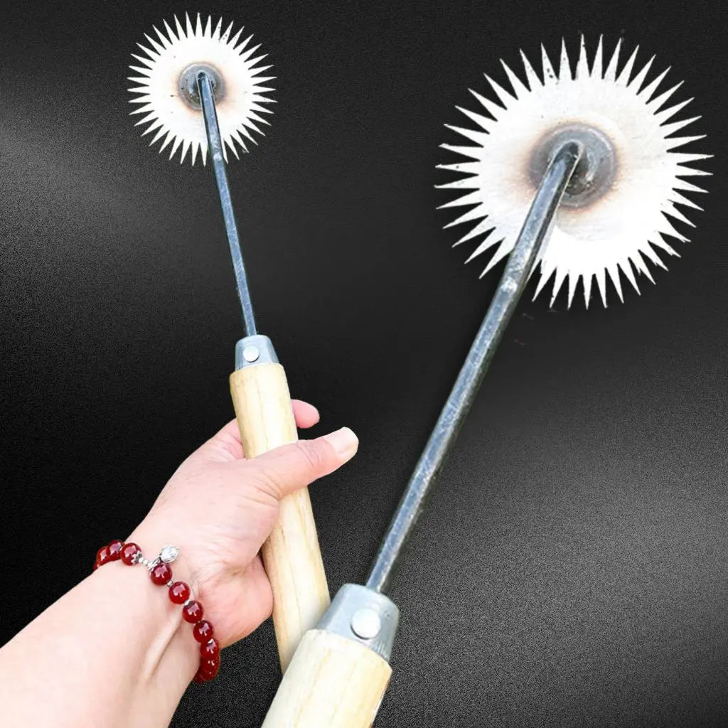 Langlebige Sonnenblumenhacke mit Holzgriff – Müheloses Jäten Zorenza